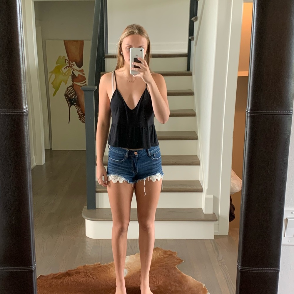 Navy American eagle shorts